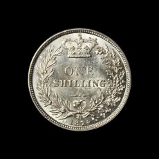 1874 shilling reverse