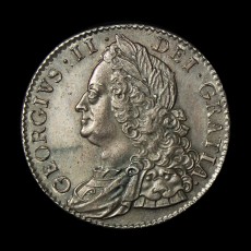George II halfcrown obverse