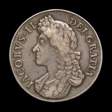 James II Crown obverse
