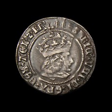 Henry VIII groat obverse