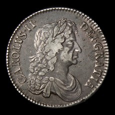 Charles II crown obverse