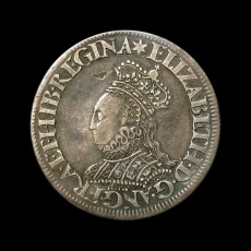 Elizabeth I milled shilling obverse