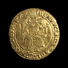 Edward VI half sovereign obverse