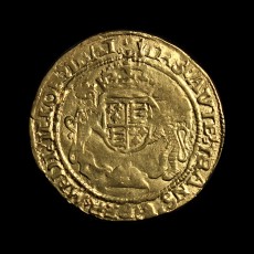 Edward VI half sovereign reverse