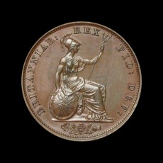 William IV proof halfpenny reverse