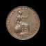 William IV proof halfpenny obverse