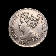 Anne shilling obverse