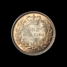 1852 shilling reverse