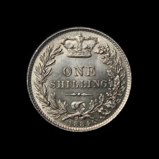 1884 shilling reverse