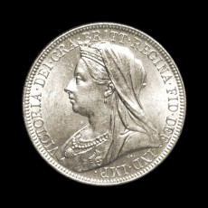 Victoria old head florin obverse