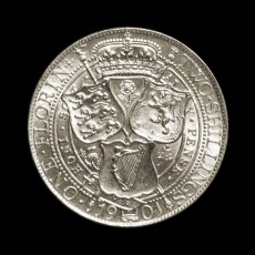 Victoria old head florin reverse