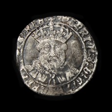 Henry VIII testoon obverse