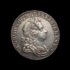 1723 shilling obverse
