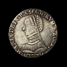 Mary queen of scots testoon obverse