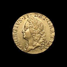 George II half guinea obverse