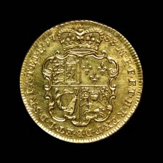 George II young head guinea reverse