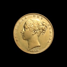 1838 sovereign obverse