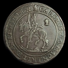 Charles I half pound obverse