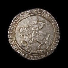 Charles I halfcrown obverse