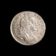 William III sixpence obverse
