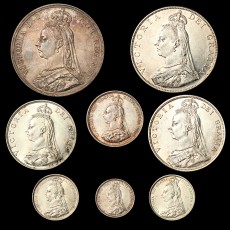 1887 specimen set obverse
