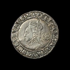 Elizabeth I sixpence obverse