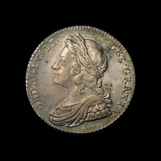 1727 shilling obverse