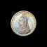 1887 proof threepence reverse