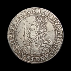 Elizabeth I halfcrown obverse