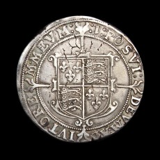 Elizabeth I halfcrown reverse