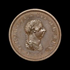 George III proof halfpenny obverse