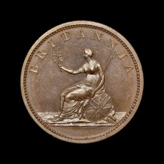 George III proof halfpenny reverse
