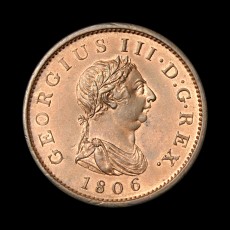 1806 penny obverse
