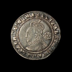 Elizabeth I sixpence obverse