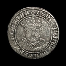 Henry VIII testoon obverse