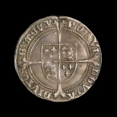 Edward VI sixpence reverse