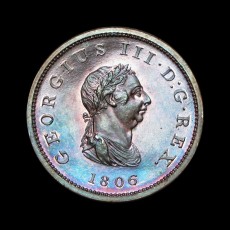 George III proof halfpenny obverse