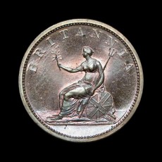George III proof halfpenny reverse