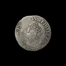 Philip and Mary halfgroat obverse