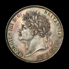 George IV crown obverse