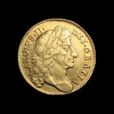 Charles II guinea obverse