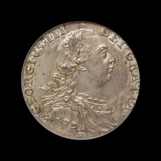 George III shilling obverse