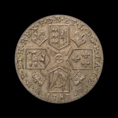 George III shilling reverse