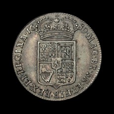 William and Mary halfcrown reverse