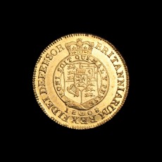 George III half guinea reverse