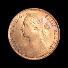 1889 penny obverse