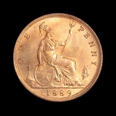 1889 penny reverse