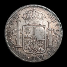 1794 c/m 8 reales reverse