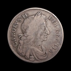 1673 halfcrown obverse