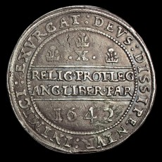 Charles I half pound reverse